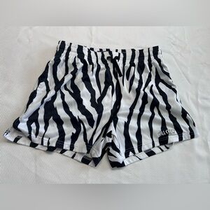 Kill Crew Muay Thai shorts XL zebra print unisex martial arts boxing mma